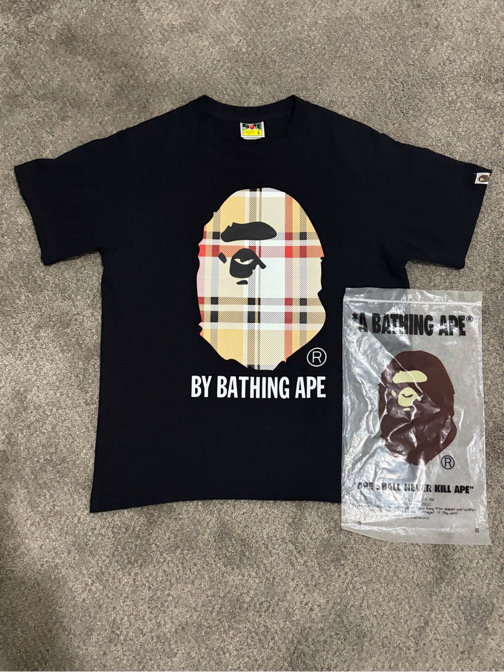 A Bathing Ape Bape x Burberry T-Shirt